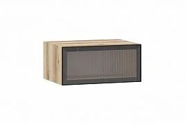 Moru шкаф навесной 100.90.800 / Дуб делано/Черный