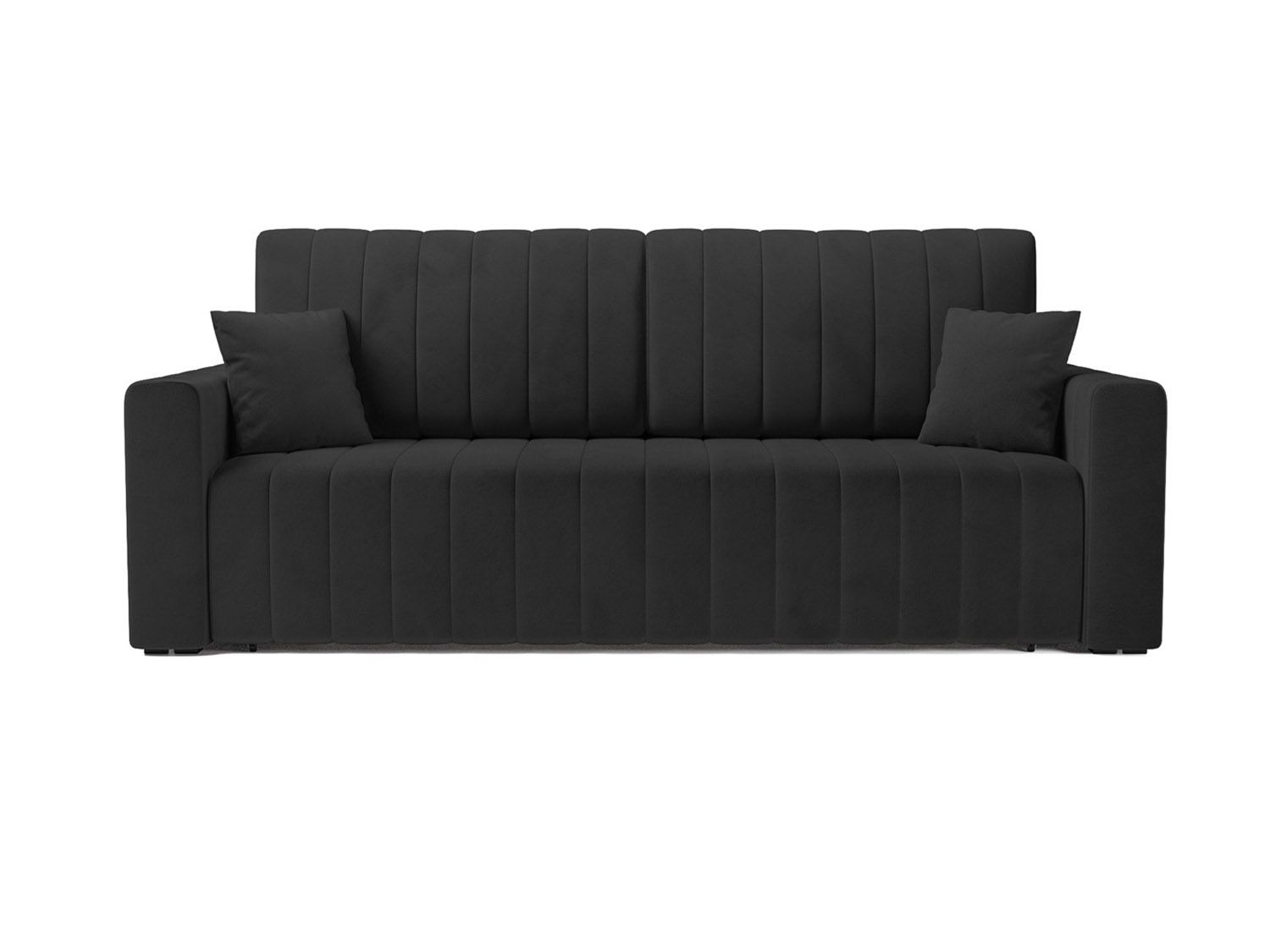 Диван Лондон велюр черный / НВ-178/17