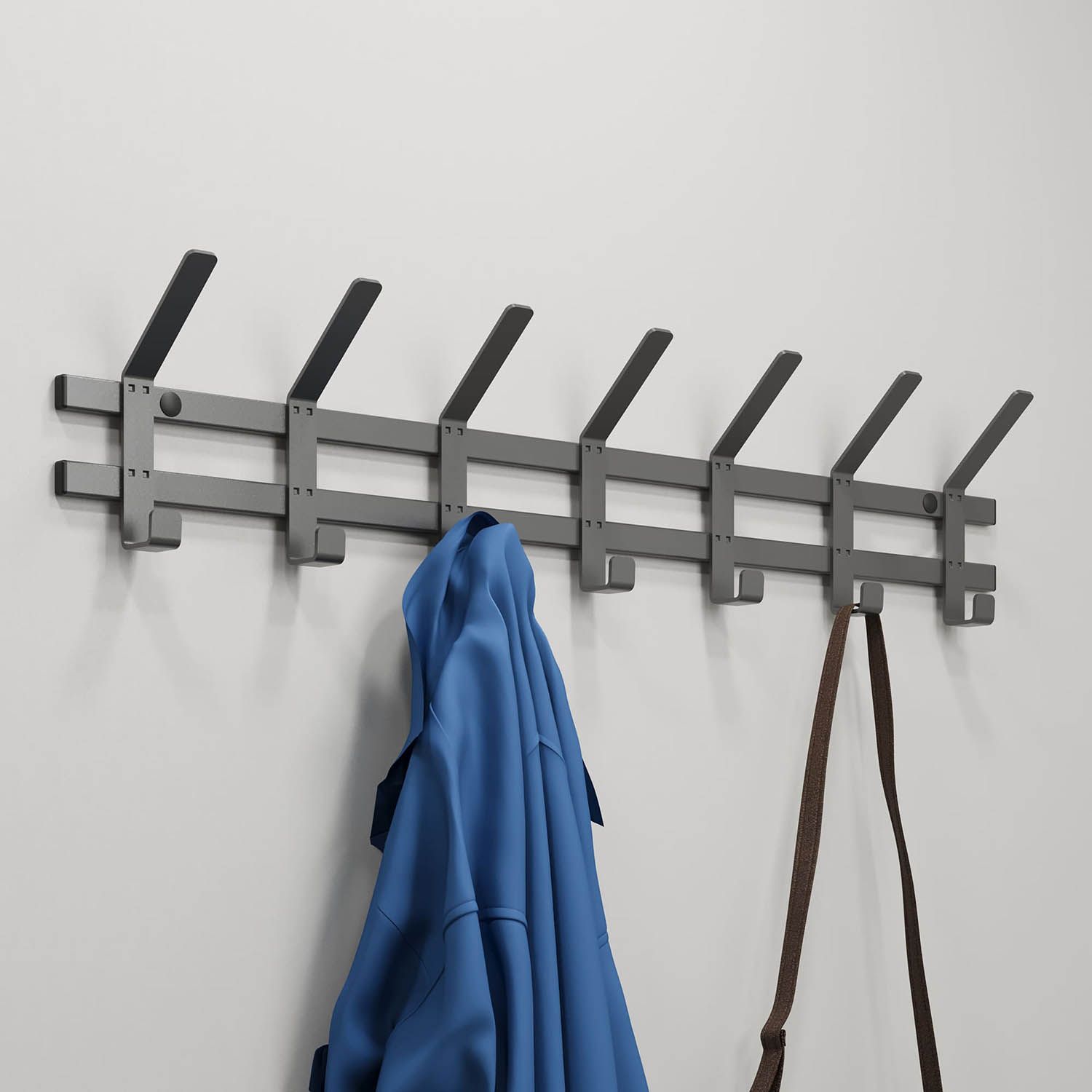 Вешалка настенная Торонто 7 Графит