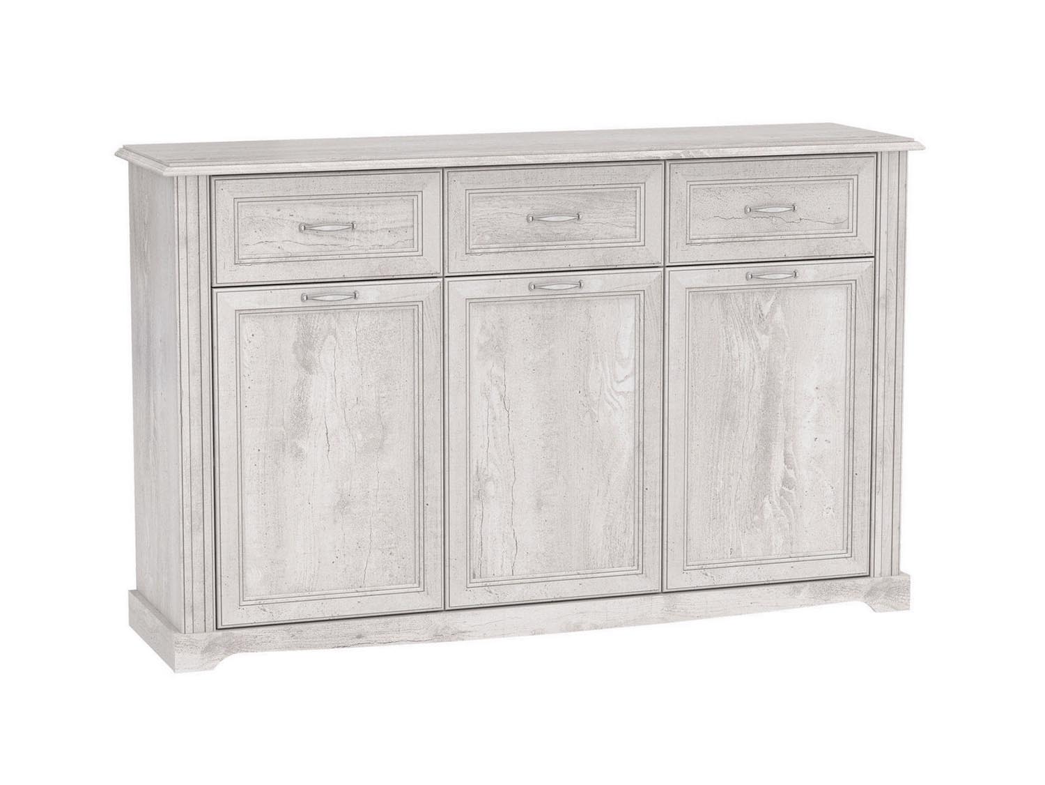 Тумба Сохо 32.13-01 бетон белый/бетон патина