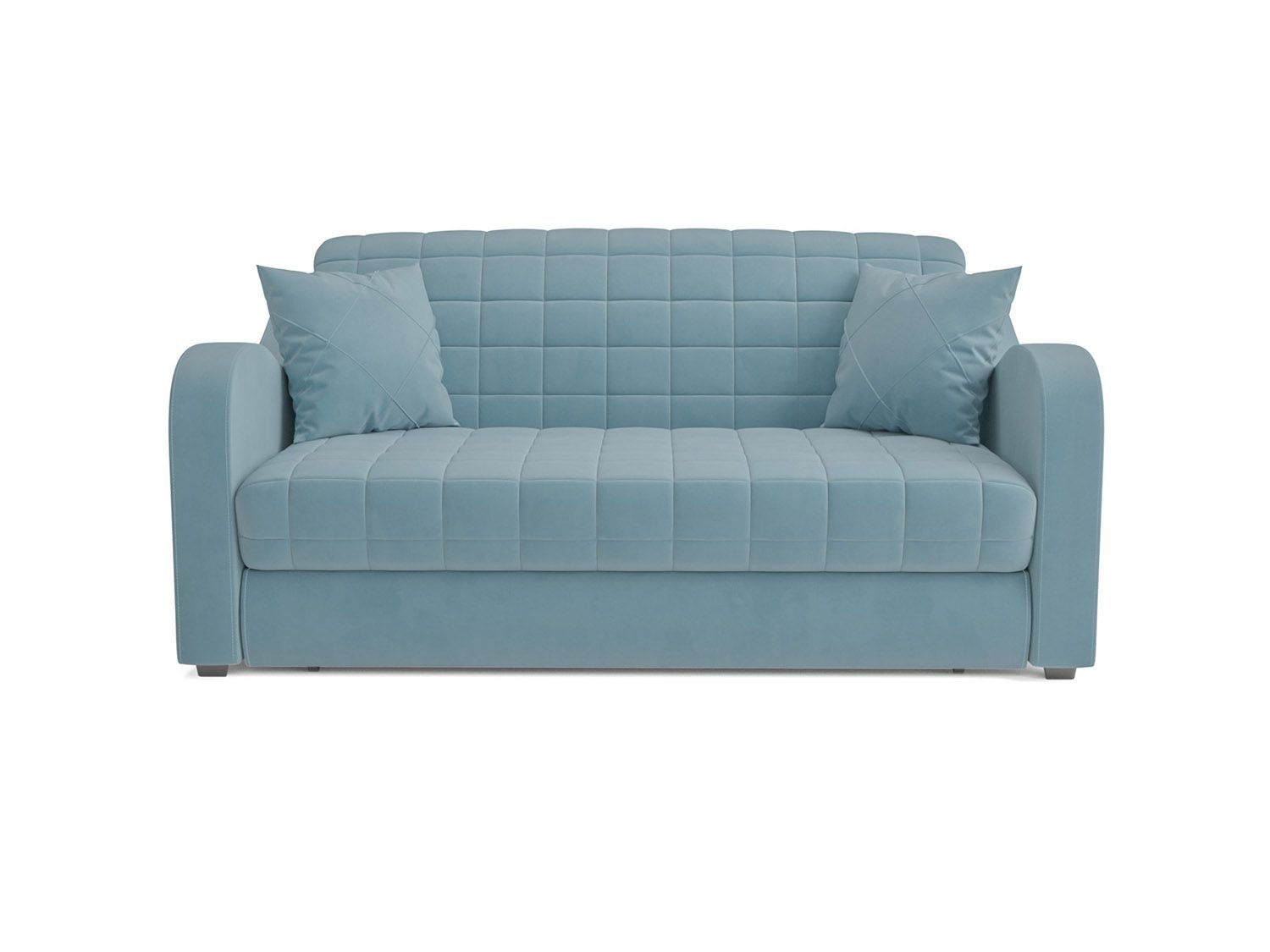 Диван Аккордеон Барон №4 Голубой Luna 089