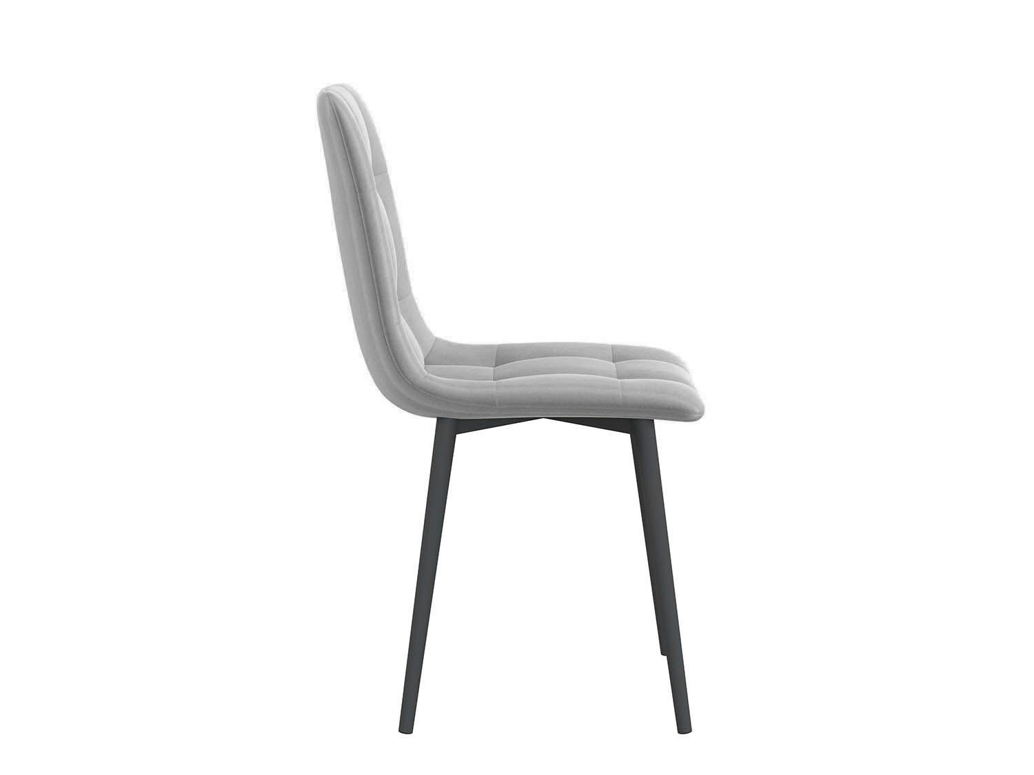 Белла К стул велюр тенерифе грей / черный