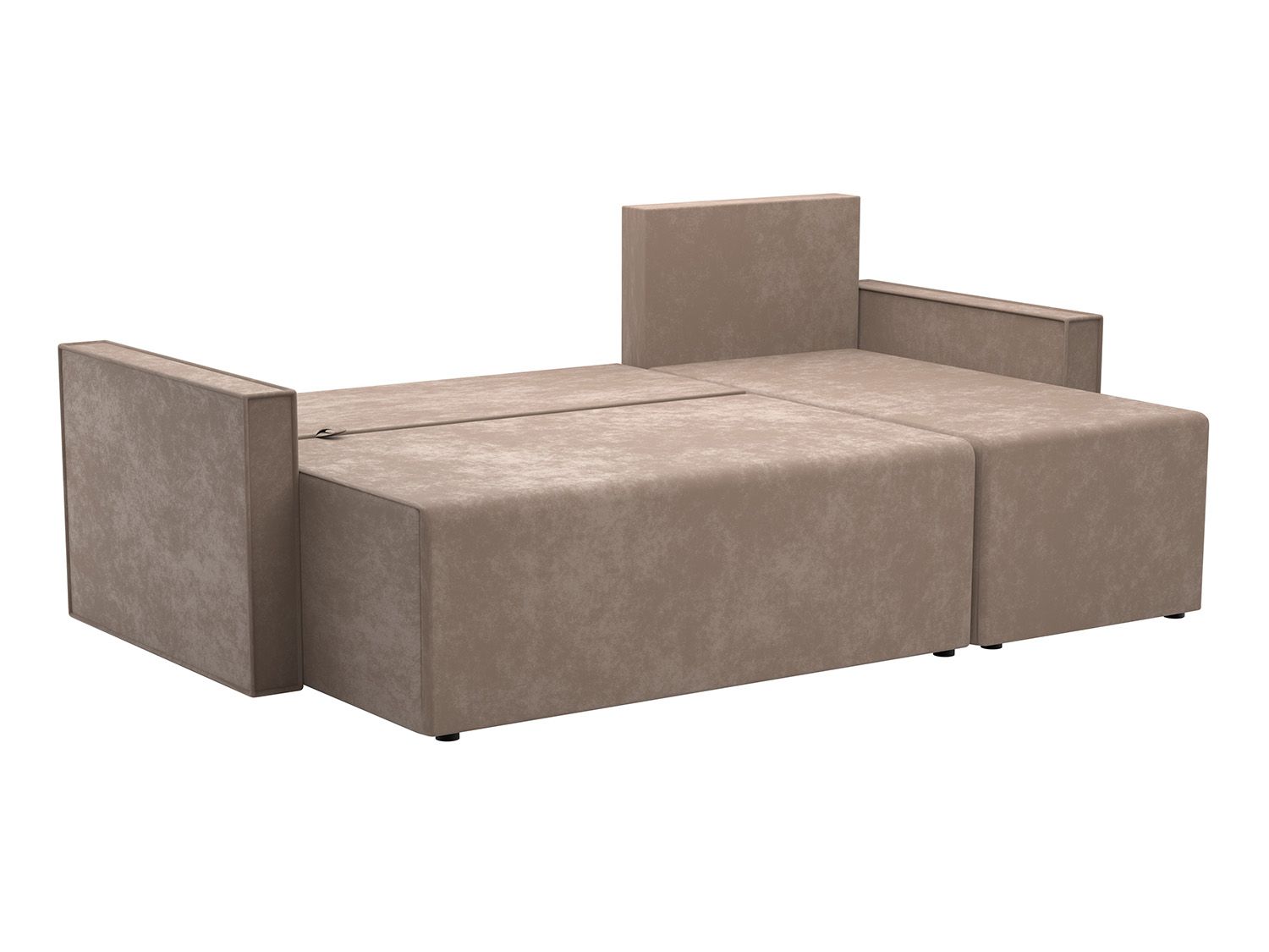 Диван Берта угловой велюр беж