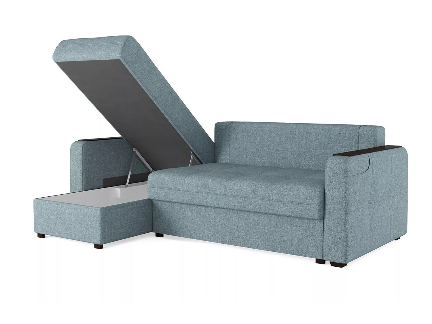 Диван угловой Смарт 3 1Пф-2Т Рогожка шерлок 975