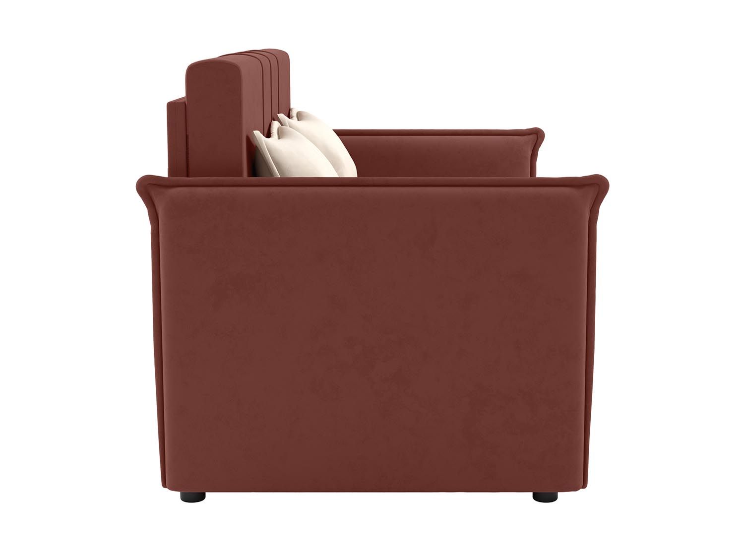 Дэнди диван-кровать 2 думки / велюр Fresh роуз / крем