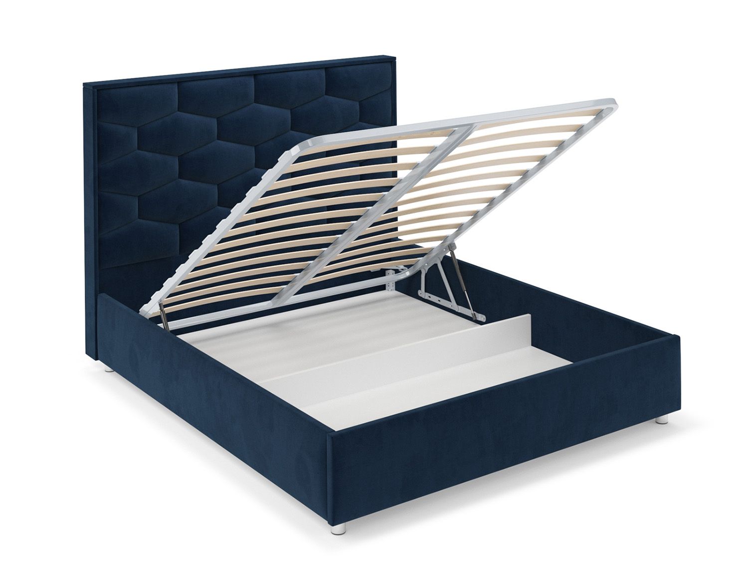 Кровать Рица Темно-синий - Luna 034 160