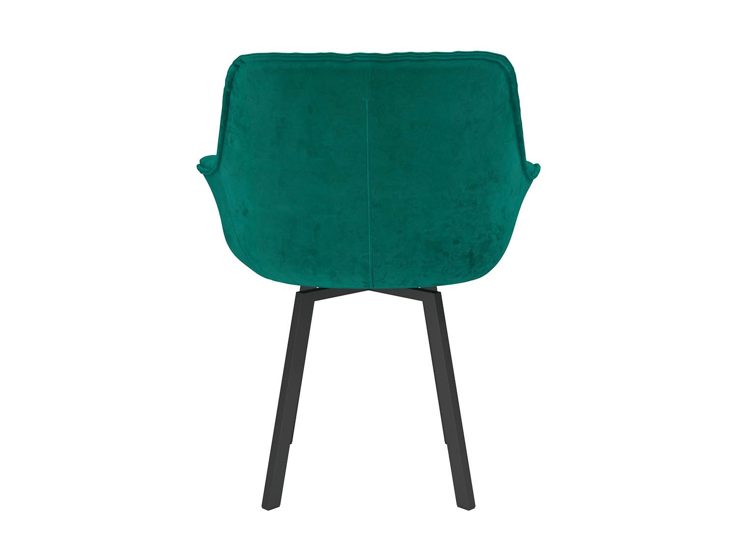 Квинта стул велюр тенерифе изумруд / черный