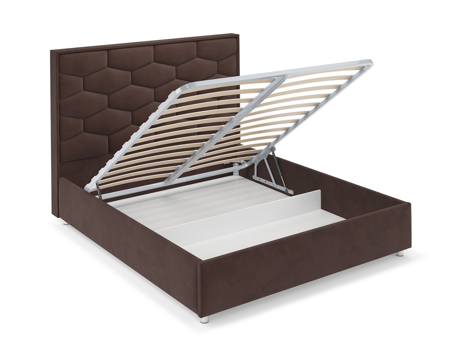Кровать Рица велюр молочный шоколад НВ-178 13 160