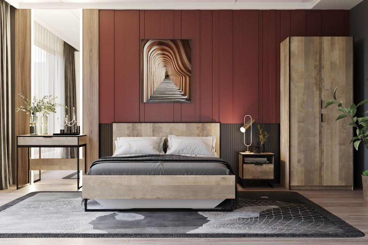 НМ 014.03 Шкаф для одежды Фолк Дуб Гранж песочный