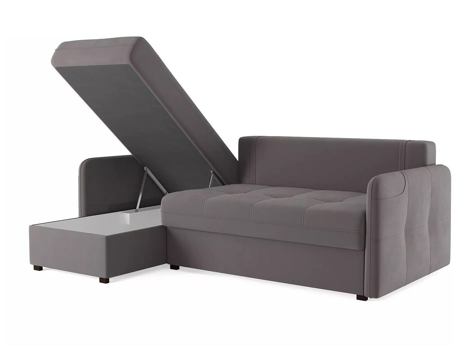 Диван угловой SMART 1 1Пф-2Т Велюр Velutto 19