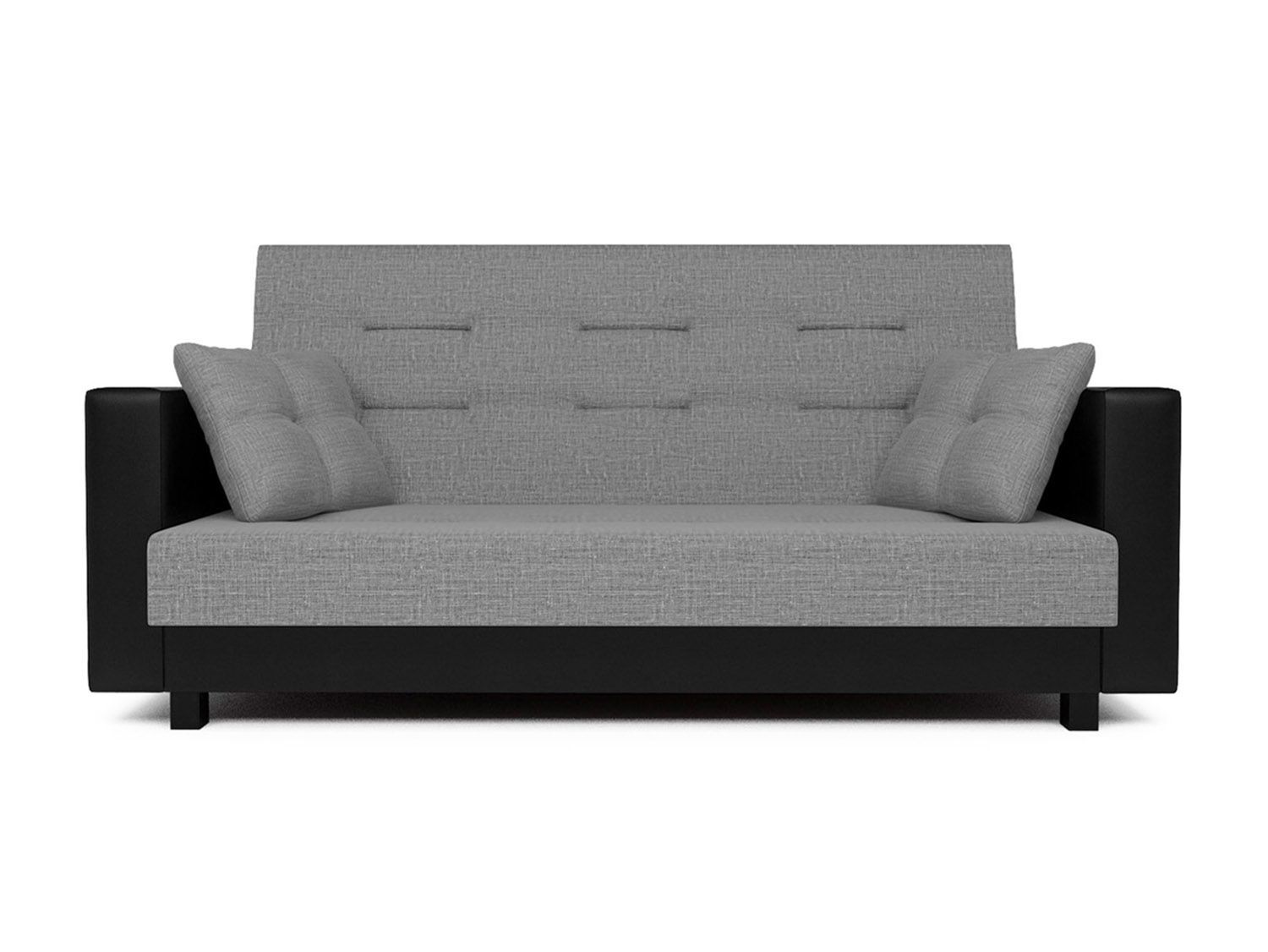 Диван Лофт рогожка серая