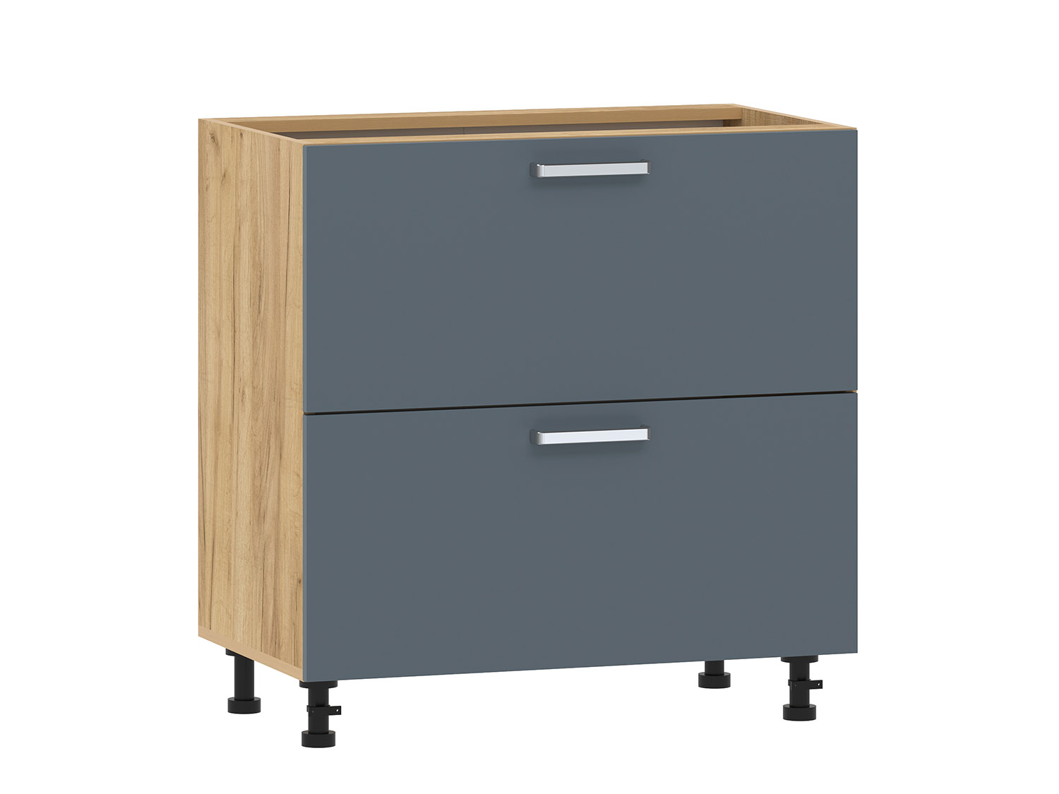 Борги 100.05 800 тумба кухонная / Дуб Крафт золотой/Маренго