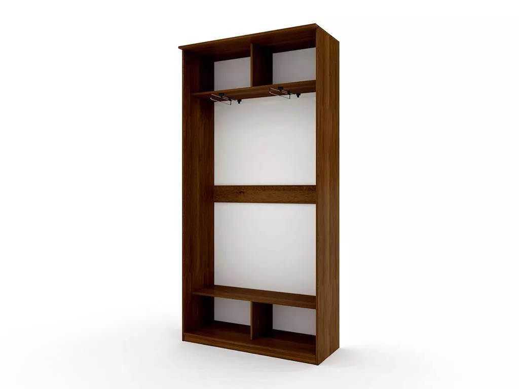 Шкаф купе Модерн 1190х450 2-х дверный зеркальный венге