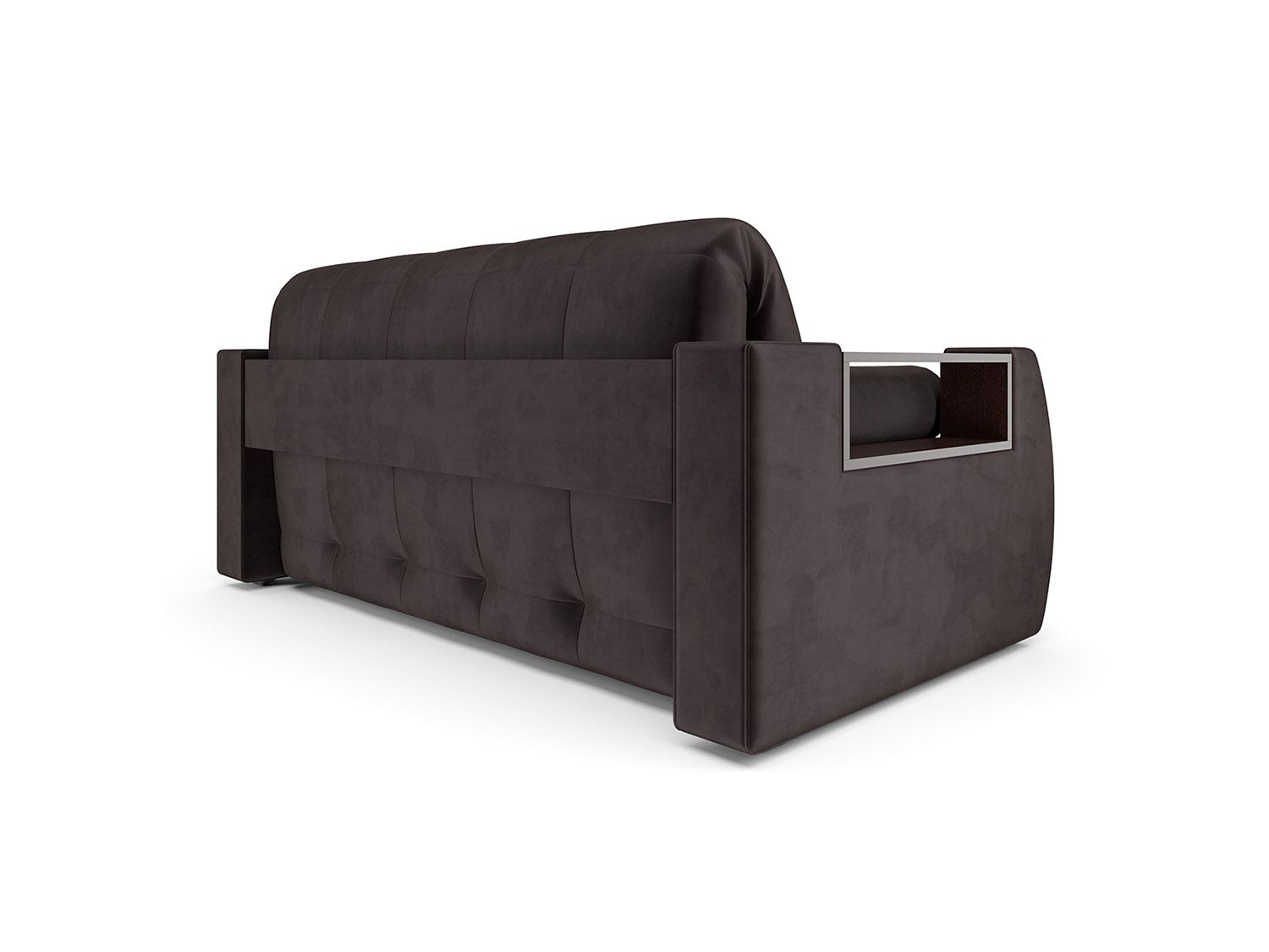 Диван Аккордеон Барон №3 бархат шоколадный STAR VELVET 60 COFFEE