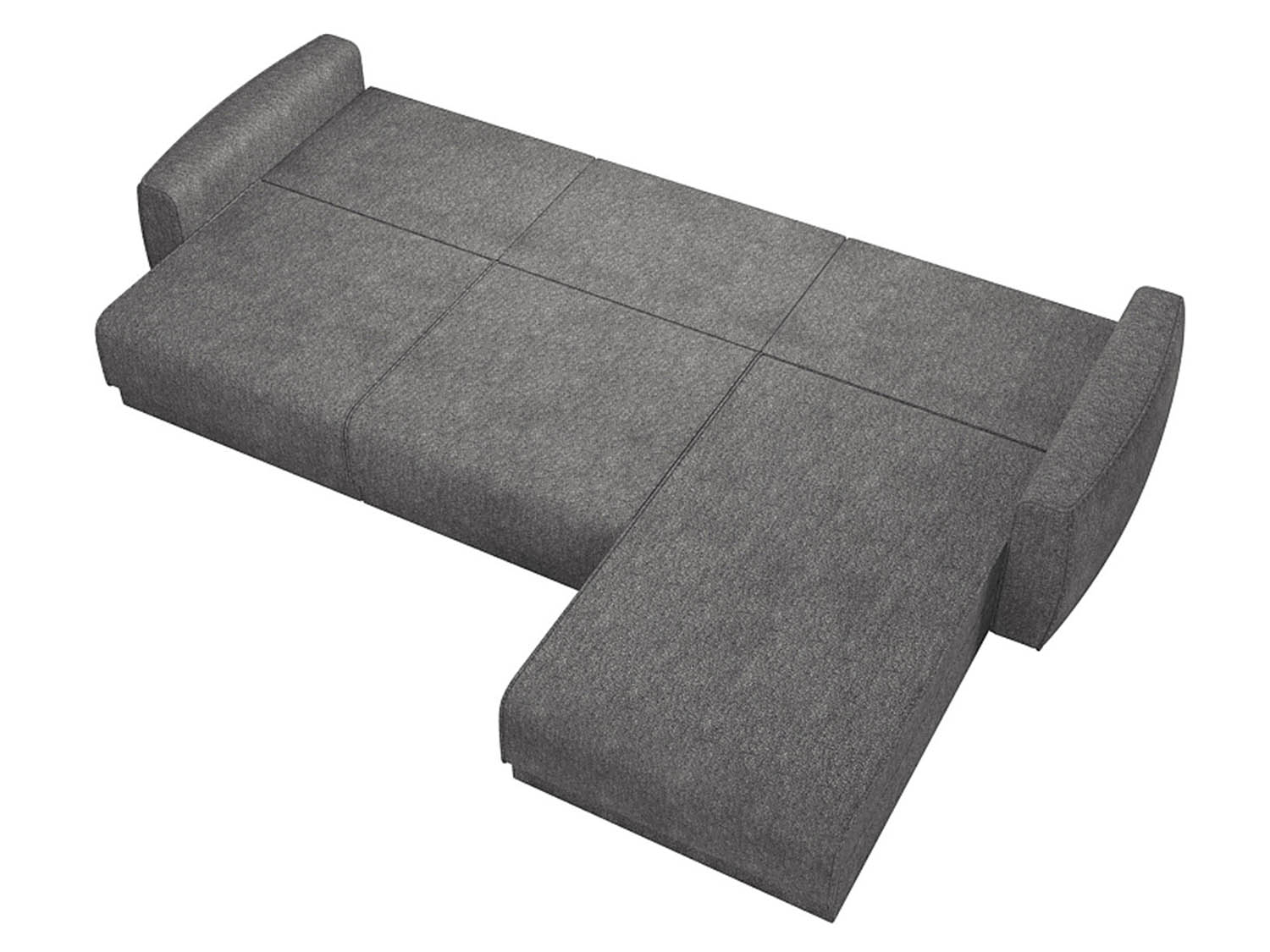 Женева 2SO2P диван-кровать угловой еврокнижка / велюр Bubble 19