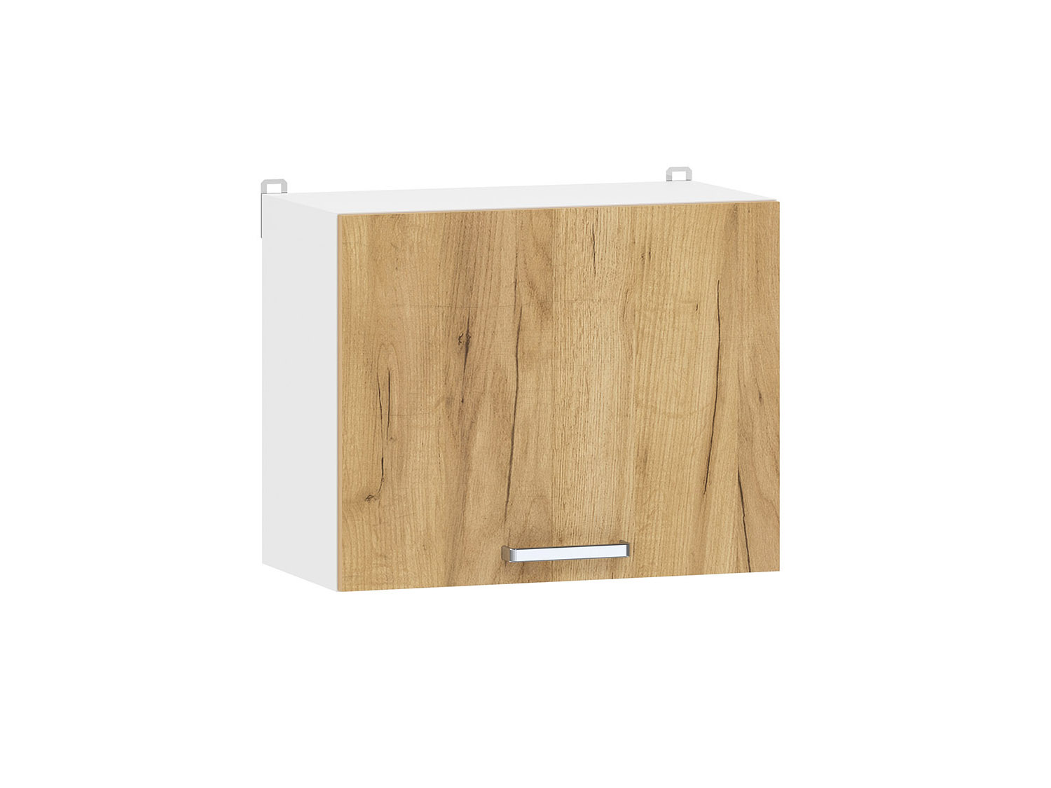 Борги 100.39 600 шкаф навесной / Белый/Дуб Крафт золотой