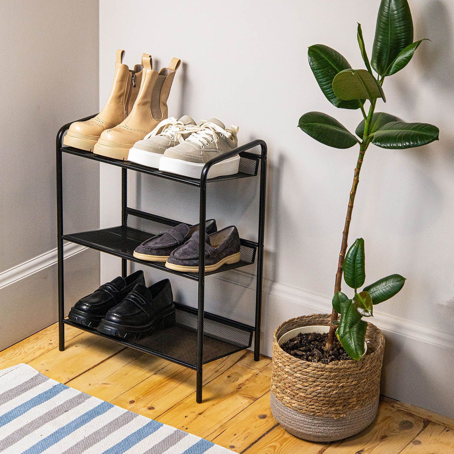 Подставка для обуви Женева 13 Черный