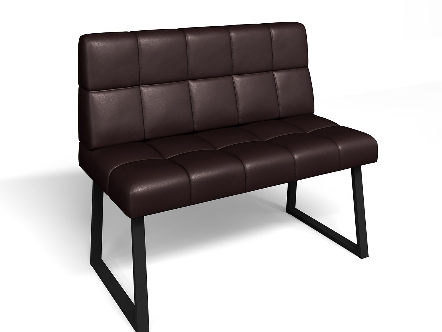 Кухонный диван Реал МД 1100 Умбер/Черный муар