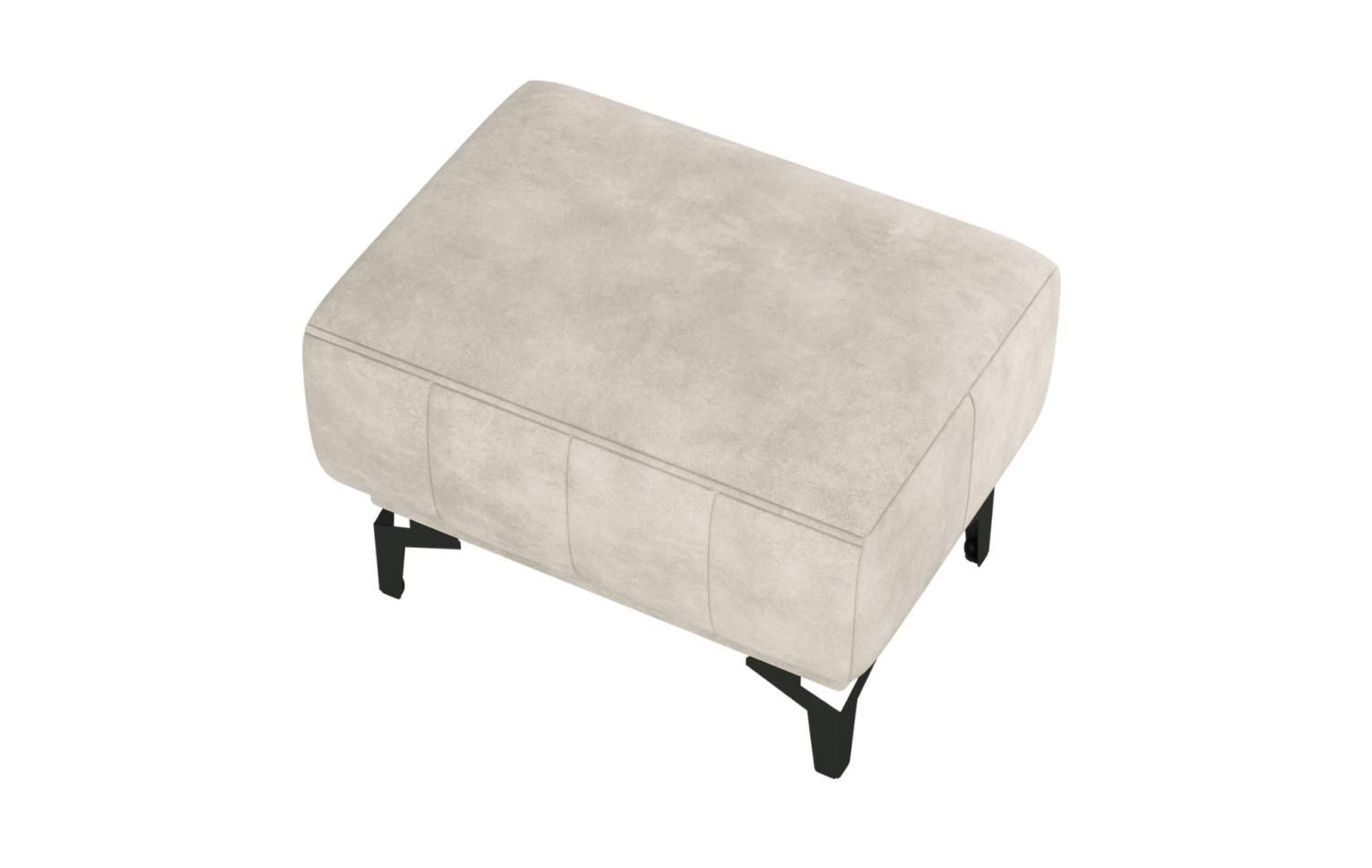 Одри пуф велюр бежевый
