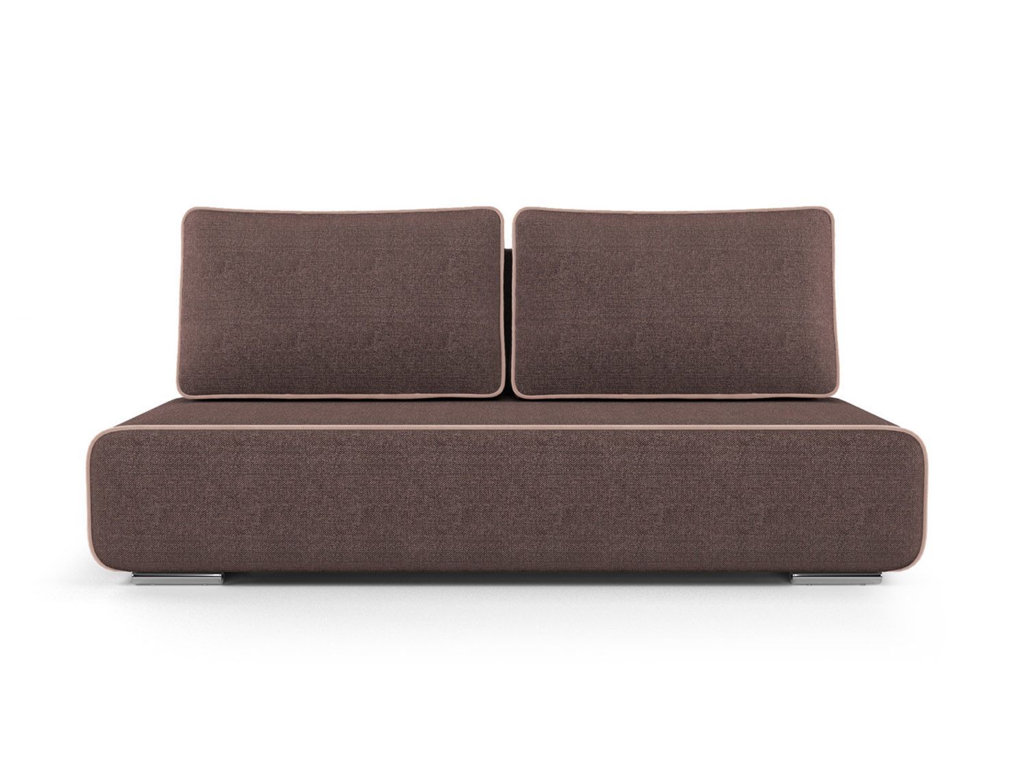 Диван Марк рогожка шоколад + кордрой бежевый