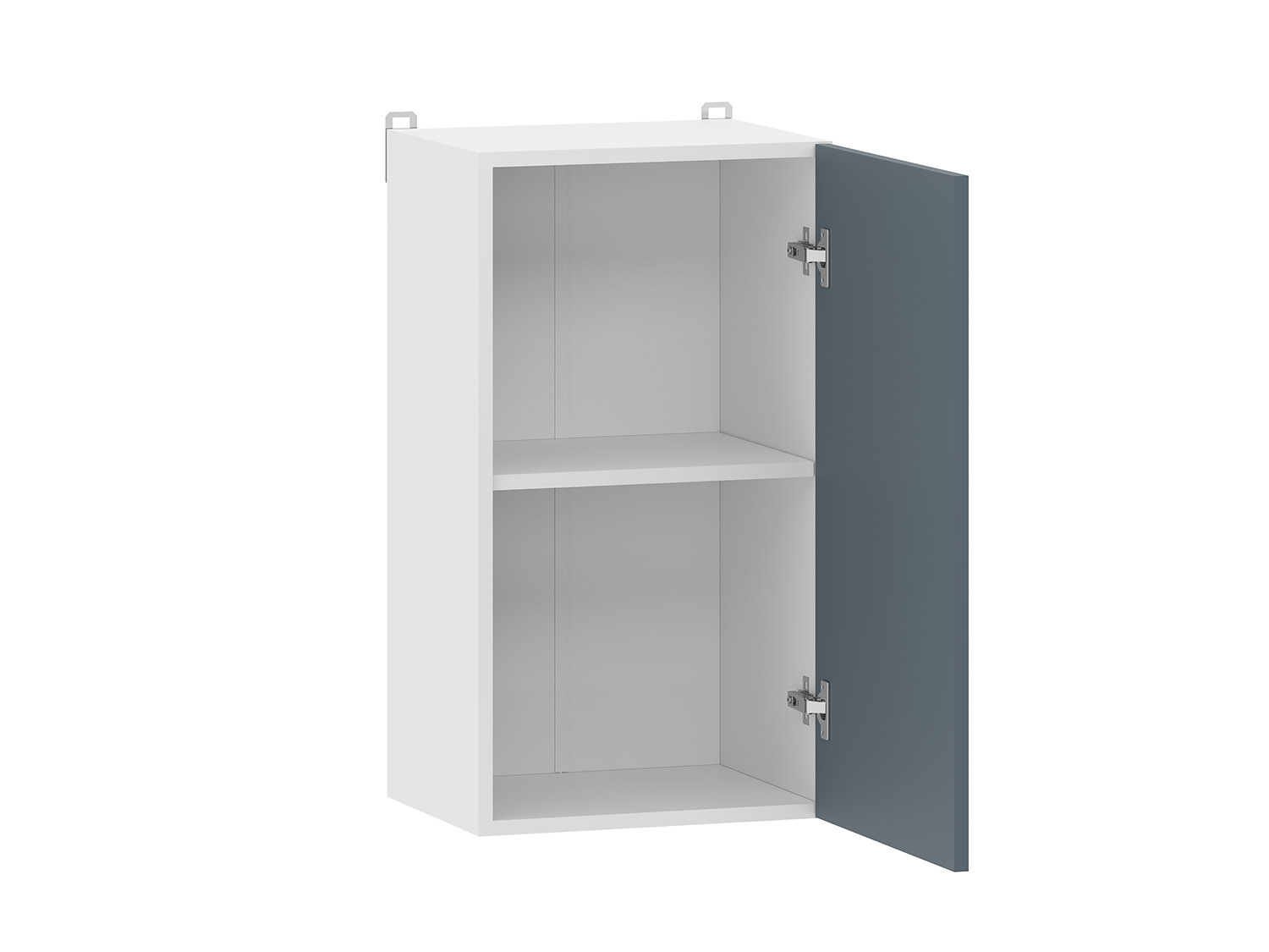 Борги 100.30 400 шкаф навесной / Белый/Маренго