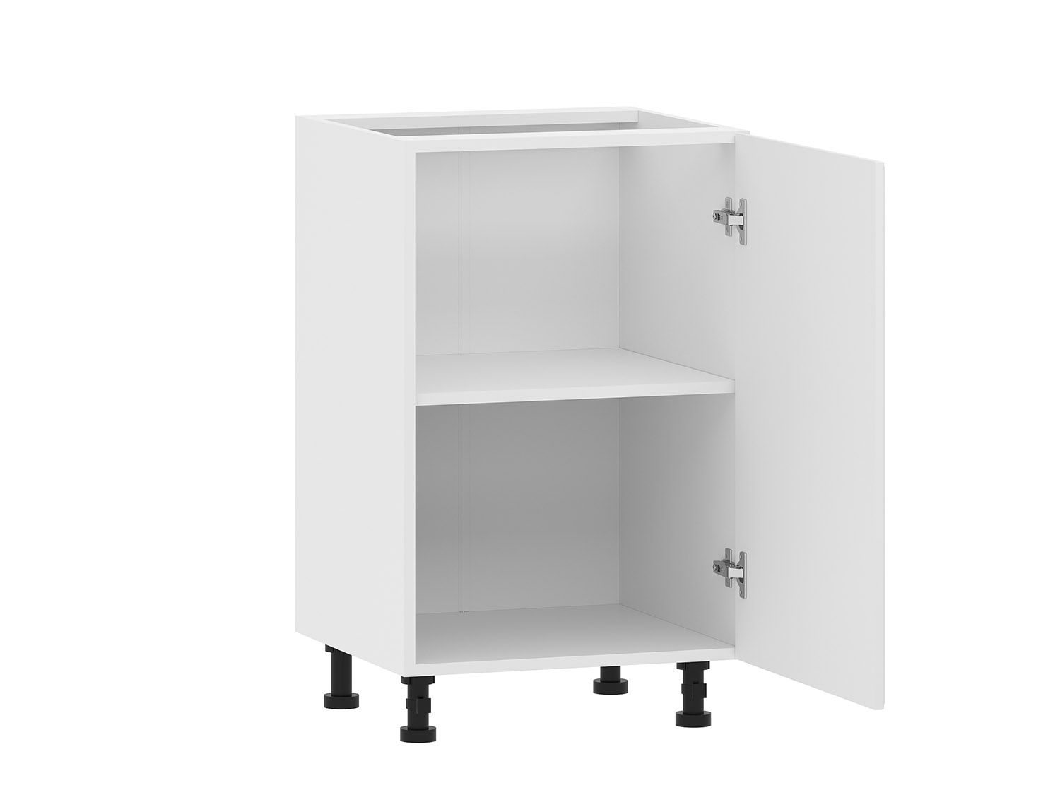 Вокс 100.01 тумба кухонная (500) Белый / Меренга