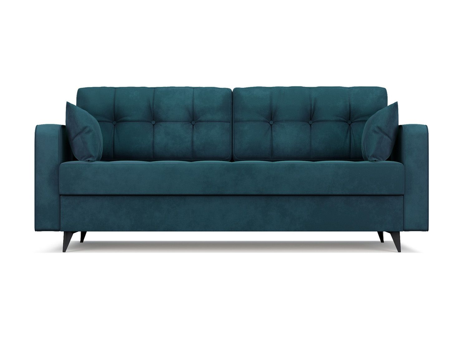 Диван Снеп бархат сине-зеленый STAR VELVET 43 BLACK GREEN