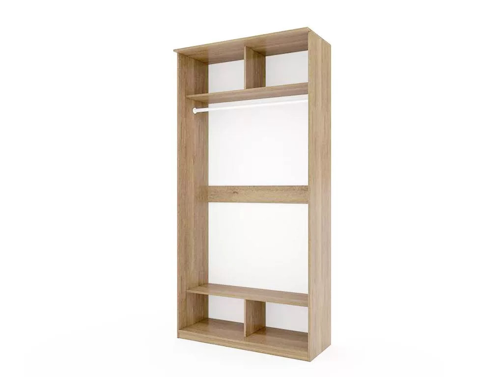 Шкаф купе Модерн 1190х600 2-х дверный фотопечать №2 ясень