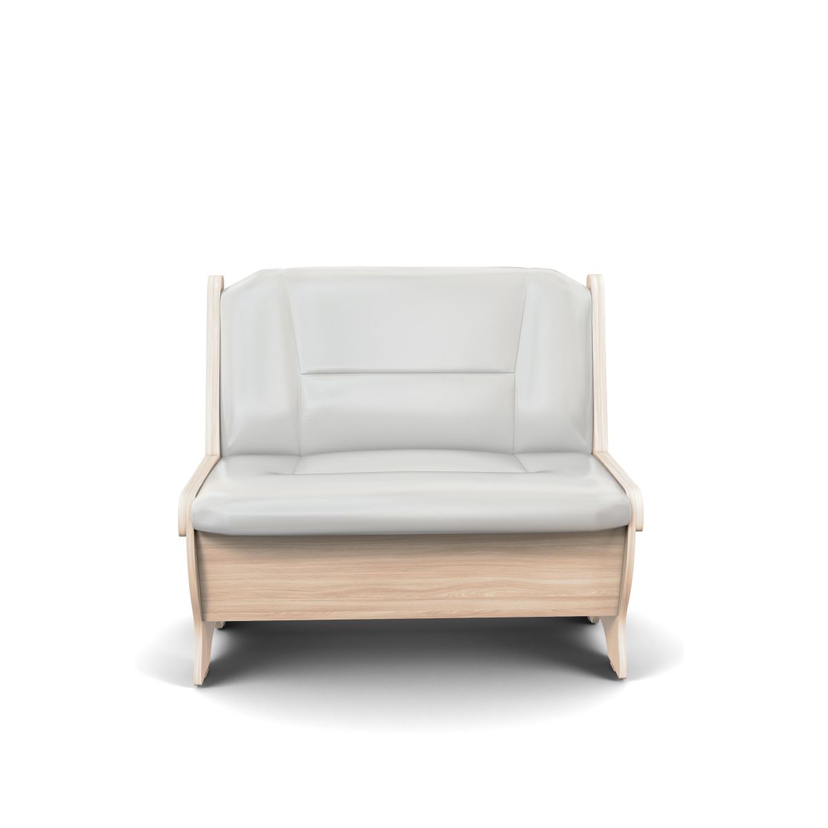 Скамья Лотос 950 ясень светлый/милк