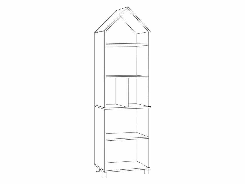 Эйп шкаф комбинированный 13.14 Белый/Дуб белый