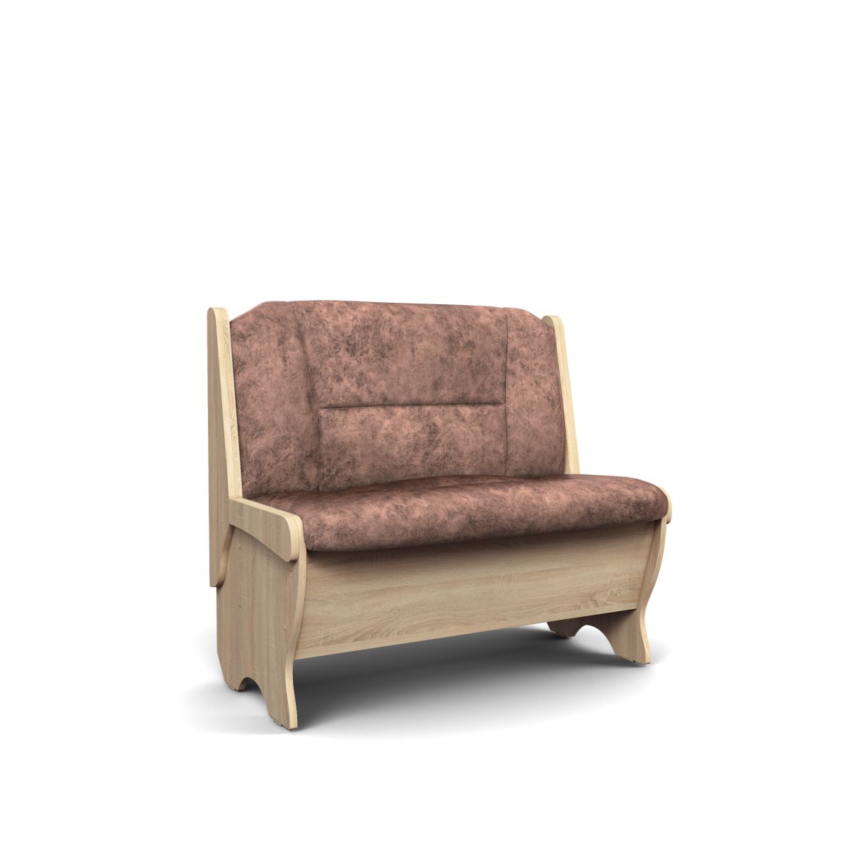 Скамья Лотос 950 дуб сонома/коньяк