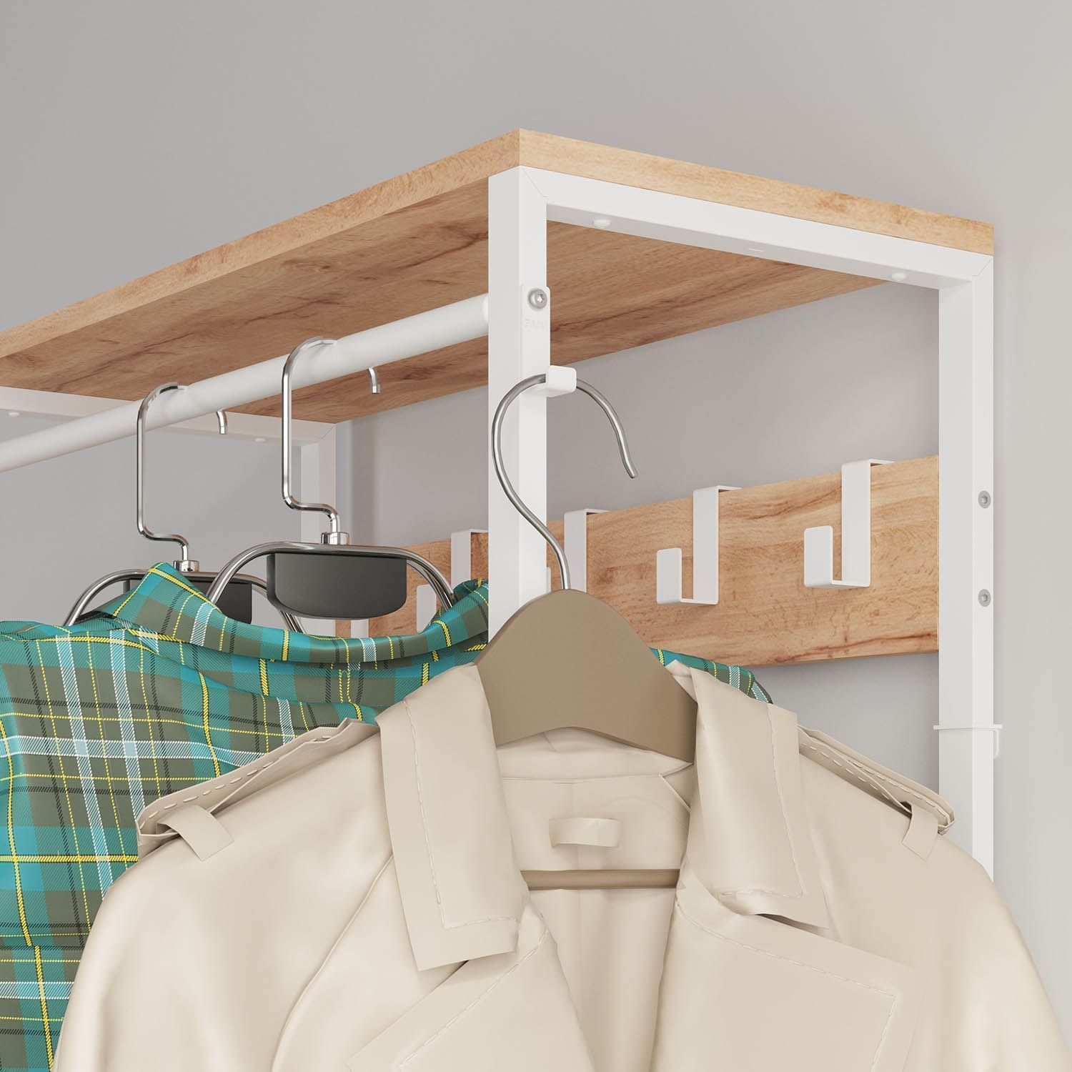 Вешалка гардеробная Торонто 23Л Белый