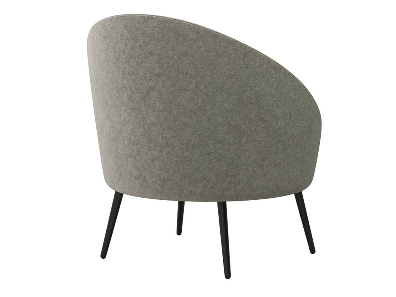 Кресло для отдыха Каро велюр панда монсун какао