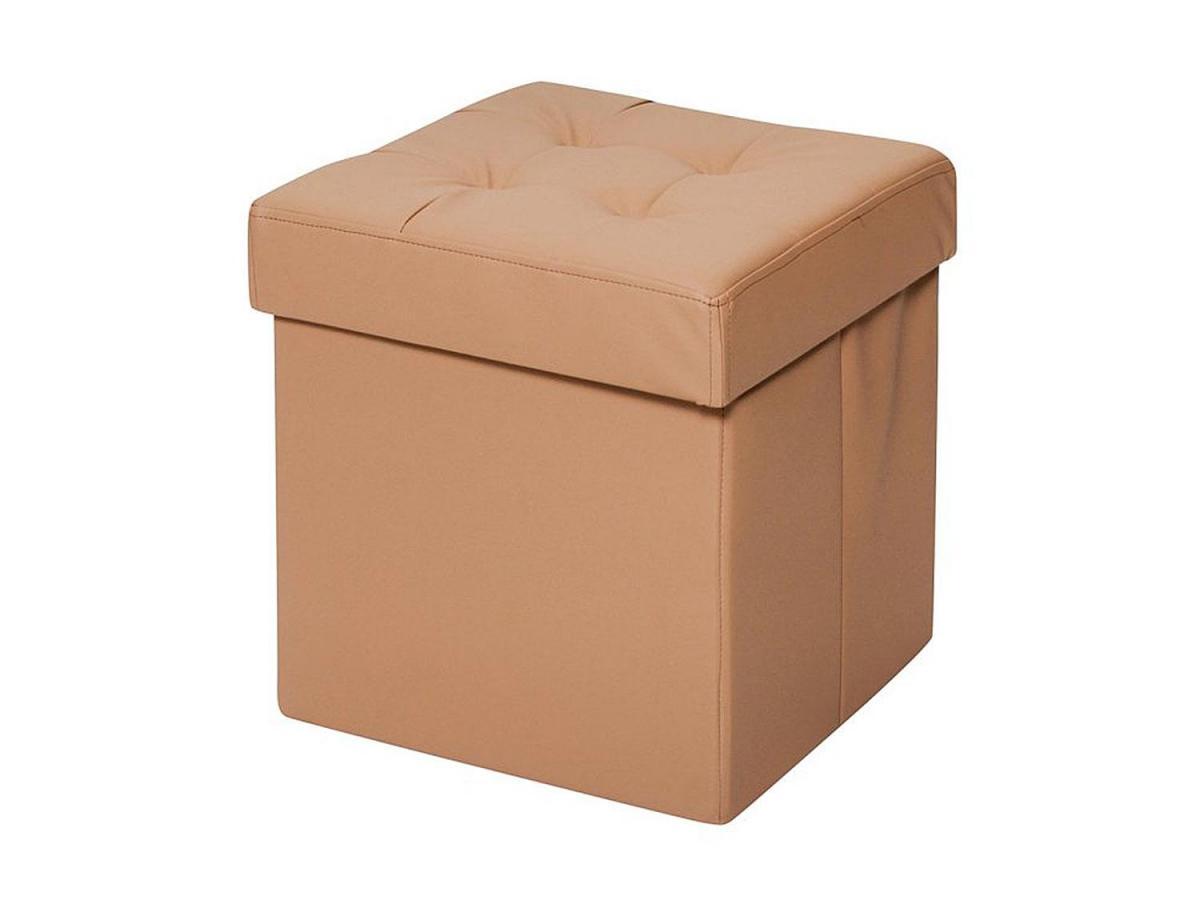 Пуф складной экокожа Бежевый