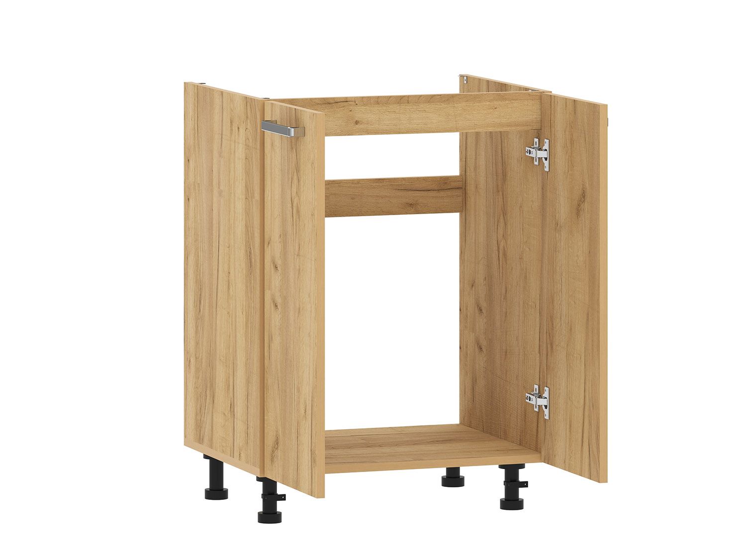 Борги 100.04 тумба под мойку (600) Дуб Крафт золотой / Дуб Крафт золотой