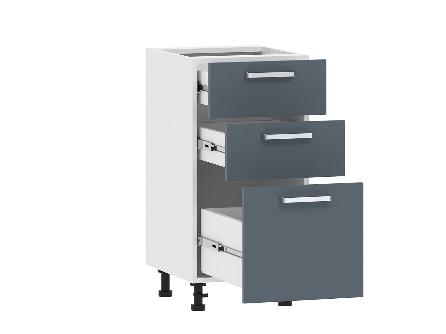 Кухня Борги комплект 3 Белый / Маренго