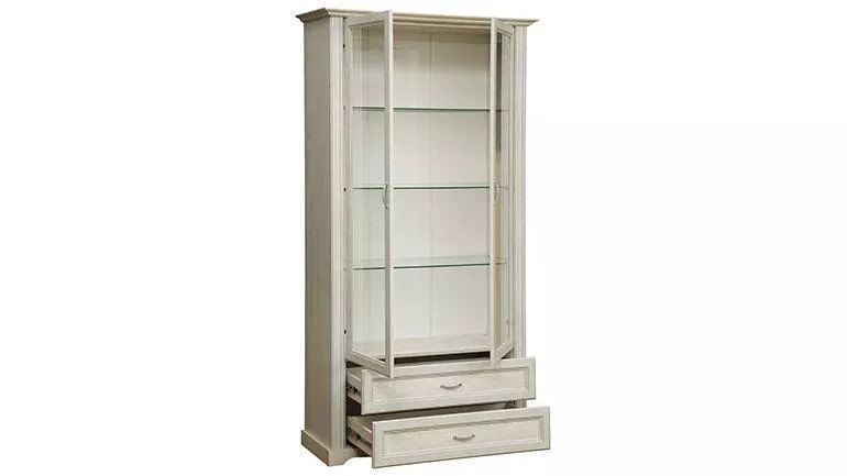 Гостиная Сохо комплектация 1 бетон белый/бетон патина