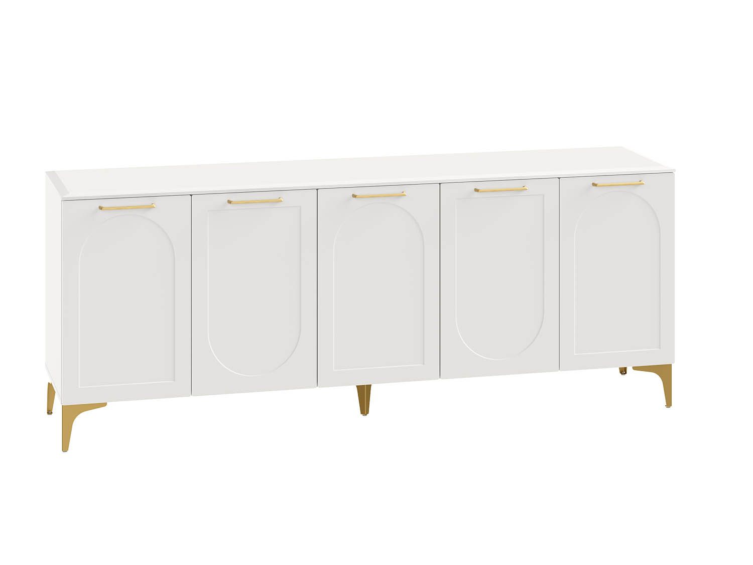 Монтесито Тумба под ТВ 16.66 Белый шагрень