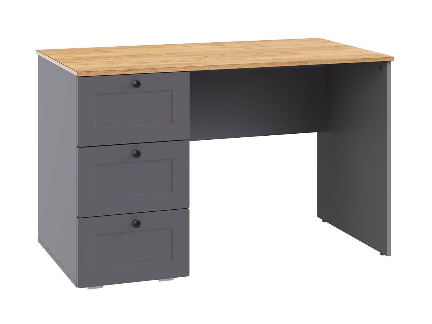 Остин Стол письменный 12.159 Серый графит/Дуб Вотан