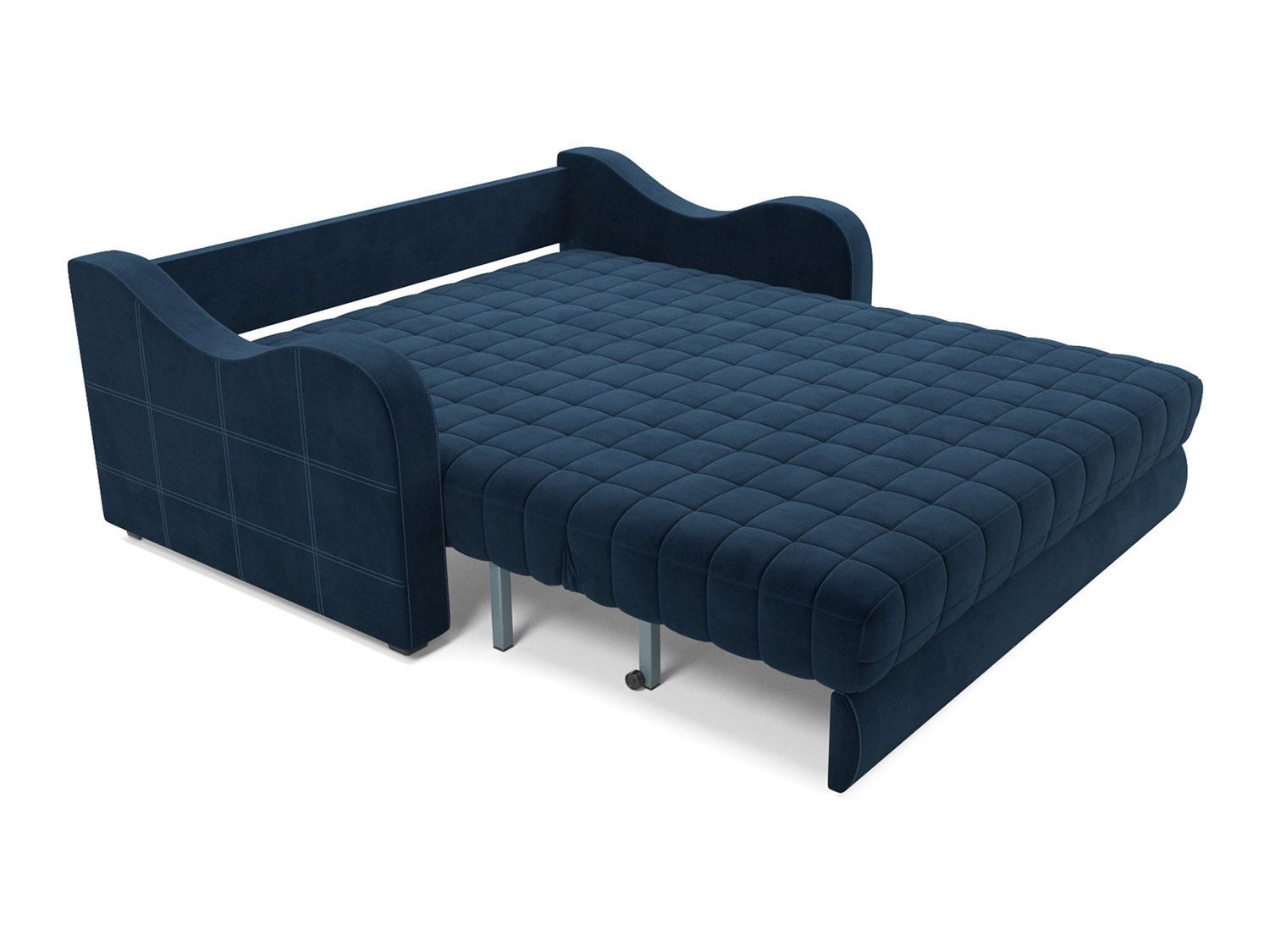 Диван Аккордеон Барон №4 Темно-синий Luna 034