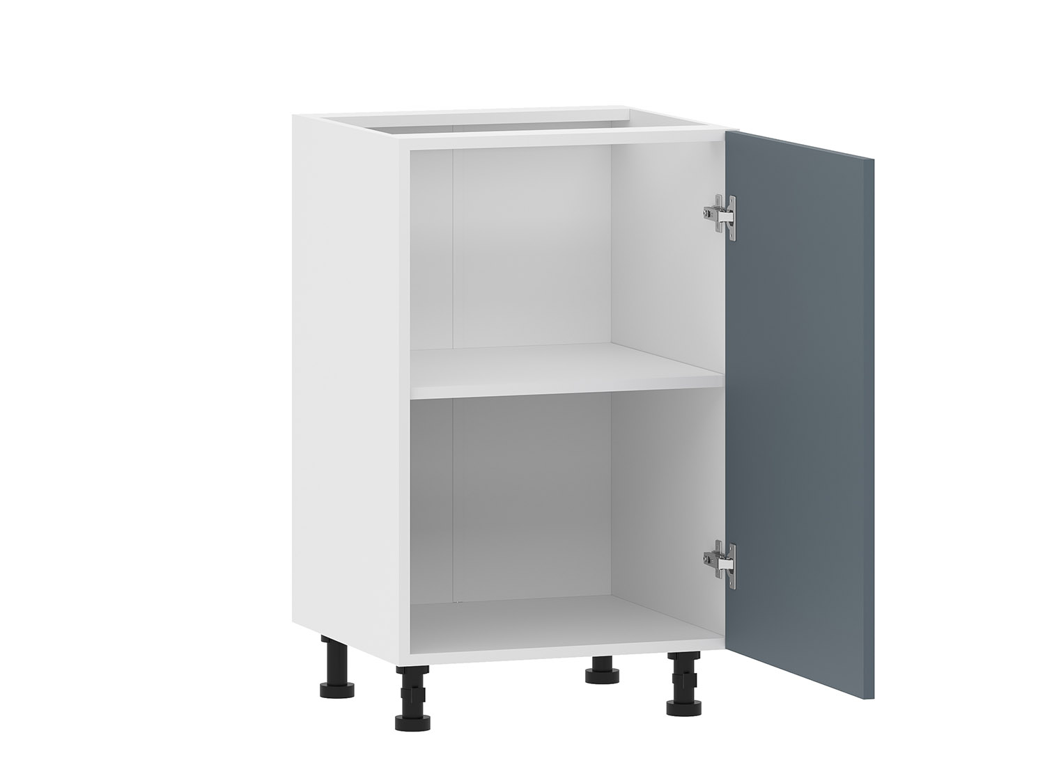 Борги 100.01 500 тумба кухонная / Белый/Маренго