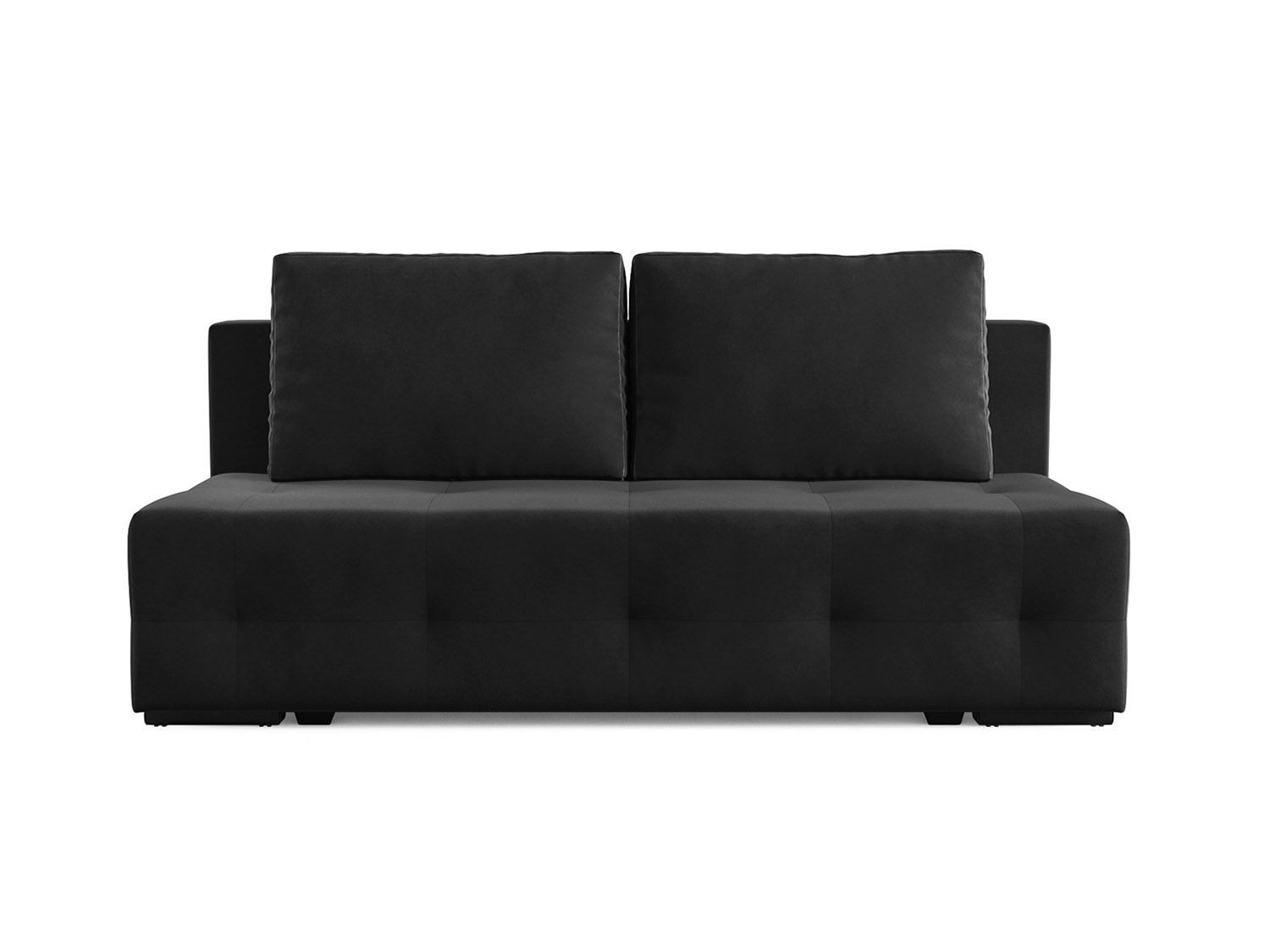 Диван Марсель №1 велюр черный / НВ-178/17