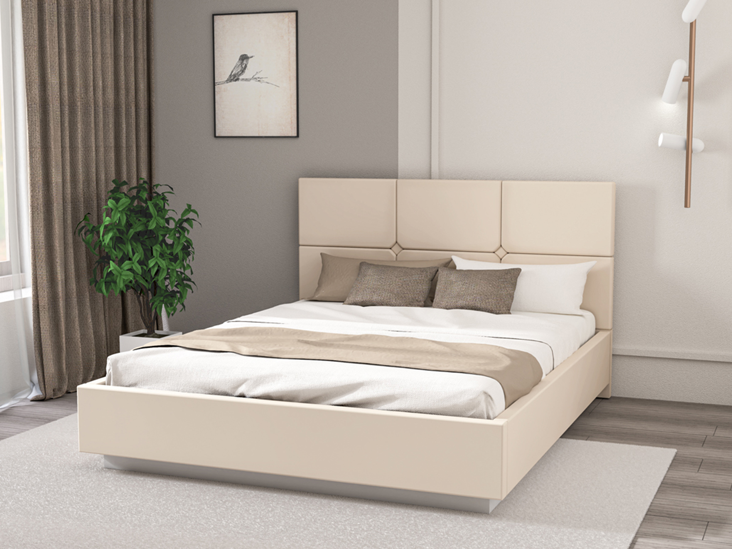 Кровать  1,6 арт. 004 Соната - Alysia 003