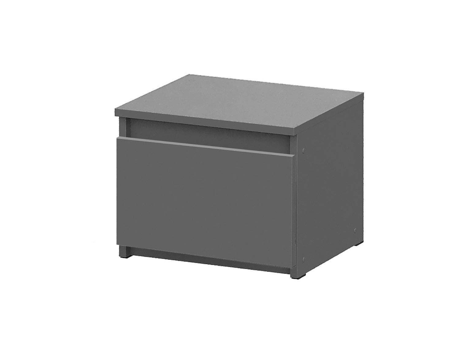 Денвер тумба прикроватная / Графит серый
