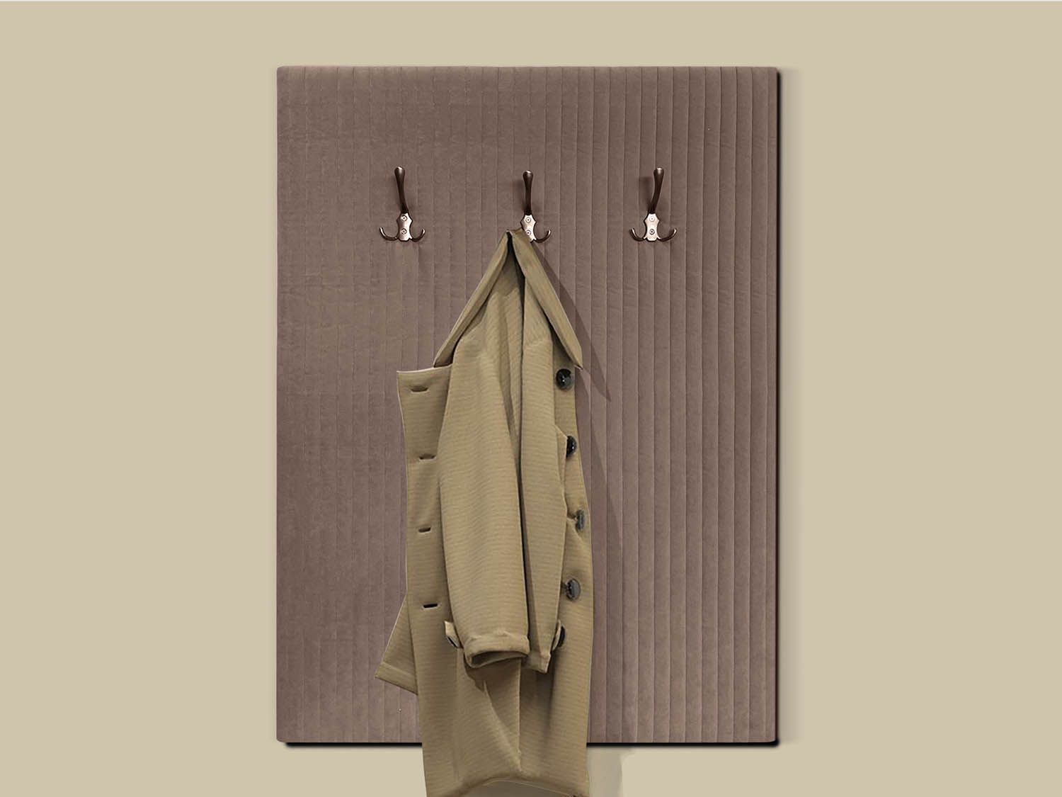 В 1 Вешалка настенная / какао №8