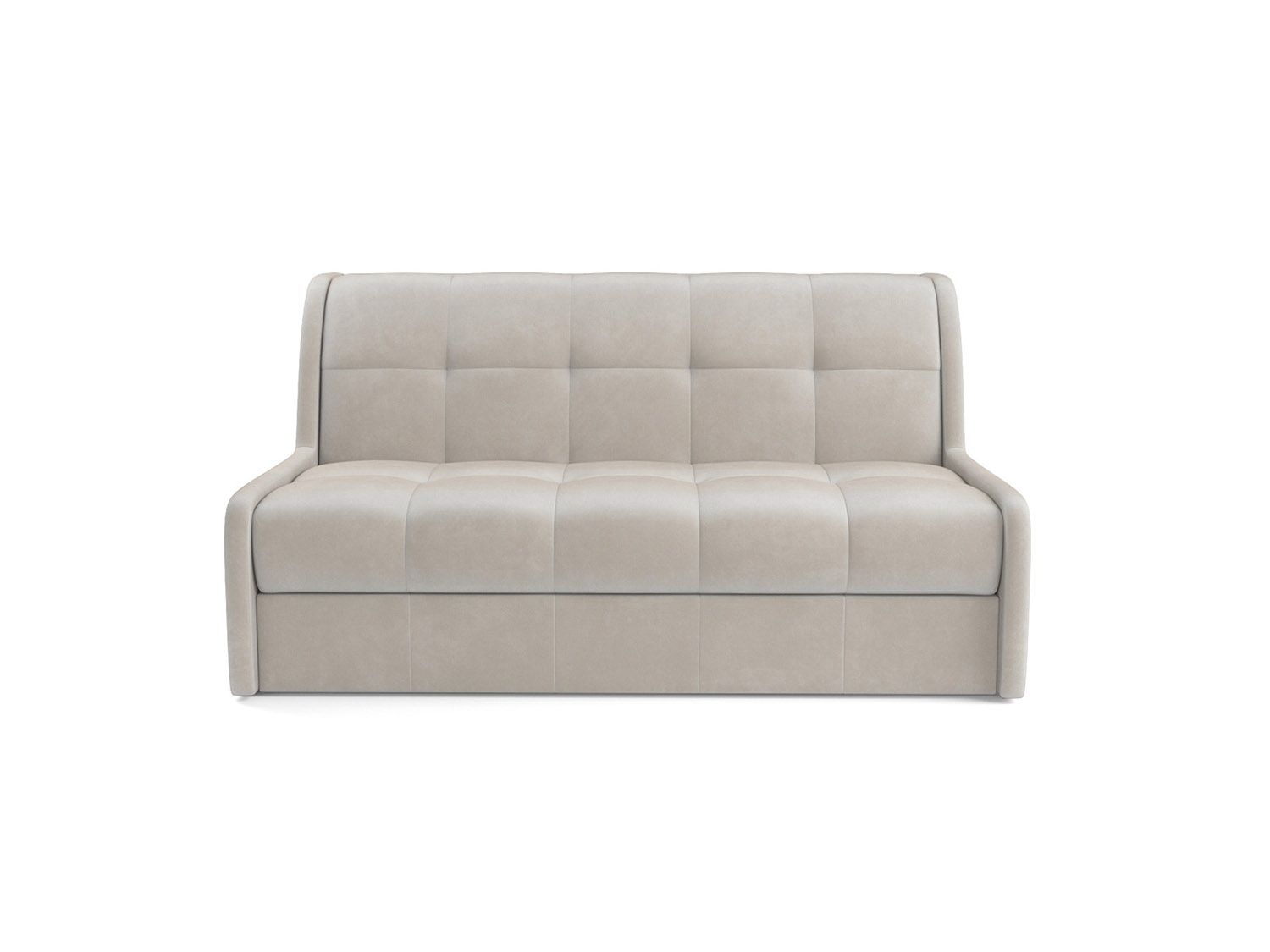 Диван Аккордеон Барон №6 бархат бежевый STAR VELVET 6 LIGHT BEIGE