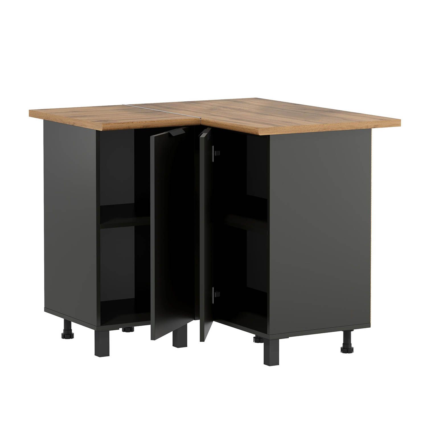 Венера стол угловой / Диамант серый