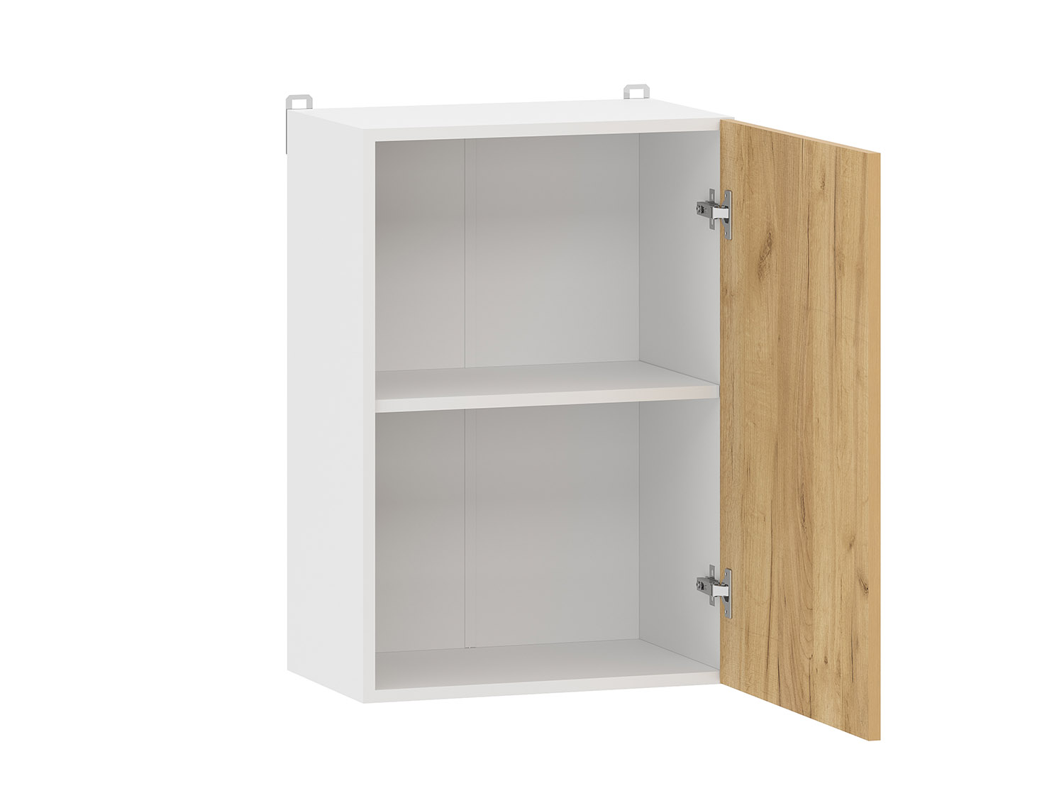 Борги 100.30 500 шкаф навесной / Белый/Дуб Крафт золотой