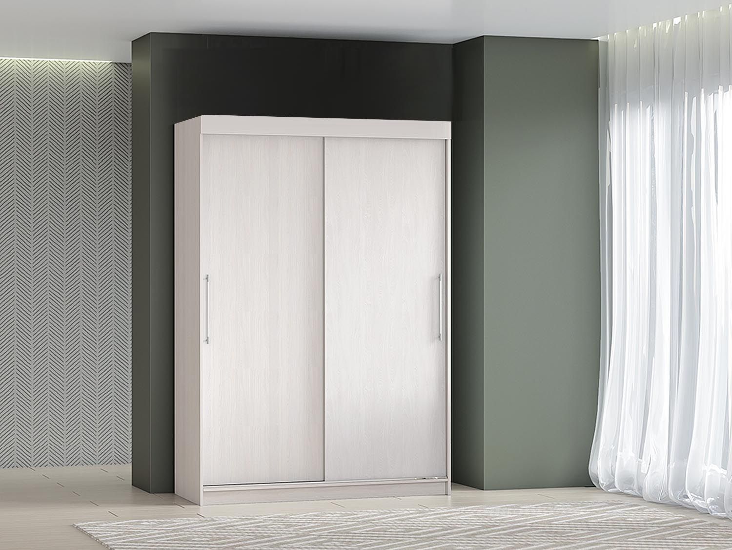 Шкаф-купе арт. 007 1,5 м / Ясень анкор светлый