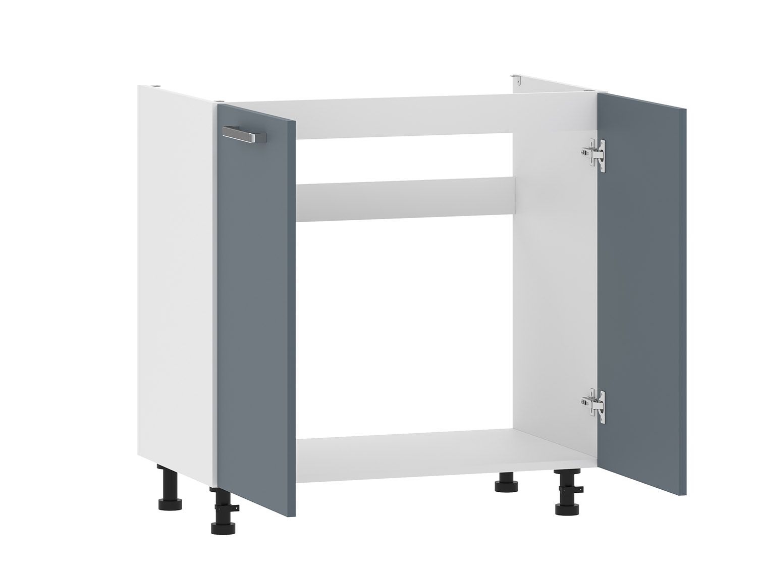 Борги 100.04 тумба под мойку (800) Белый / Маренго